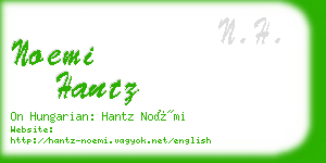 noemi hantz business card